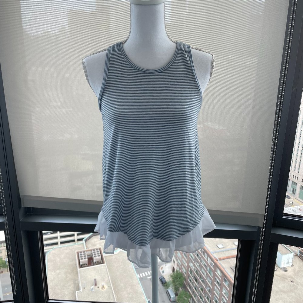 BCBGeneration striped open back top